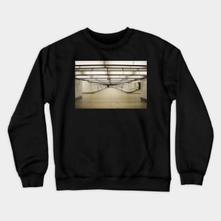 A view of Brussels Metro, Belgium Crewneck Sweatshirt